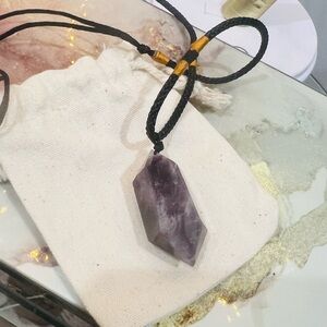 Mindful Souls Amethyst Crystal Necklace
